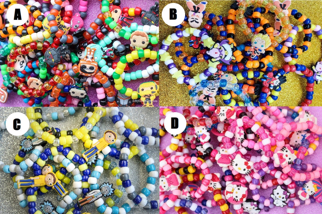 Random Kandi Rave Singles, Bracelets - Etsy