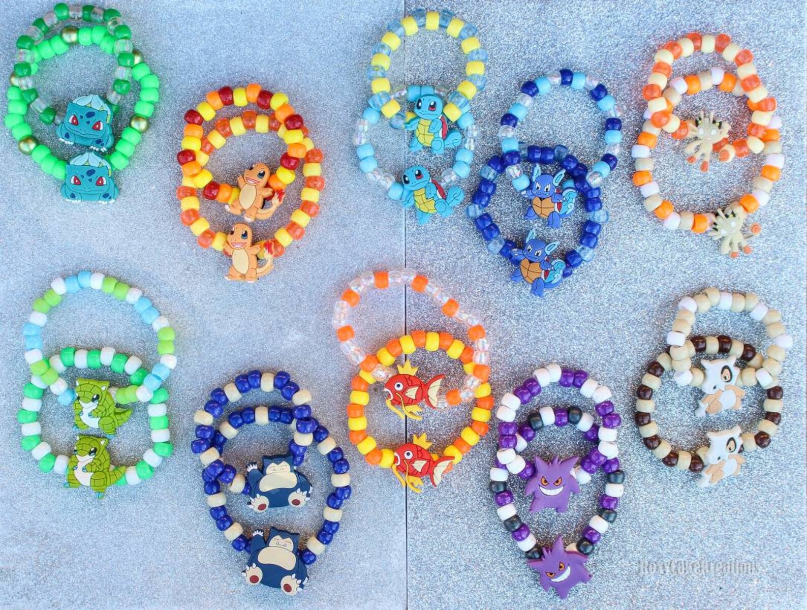 Pokemon Kandi Bracelets Singles | Etsy