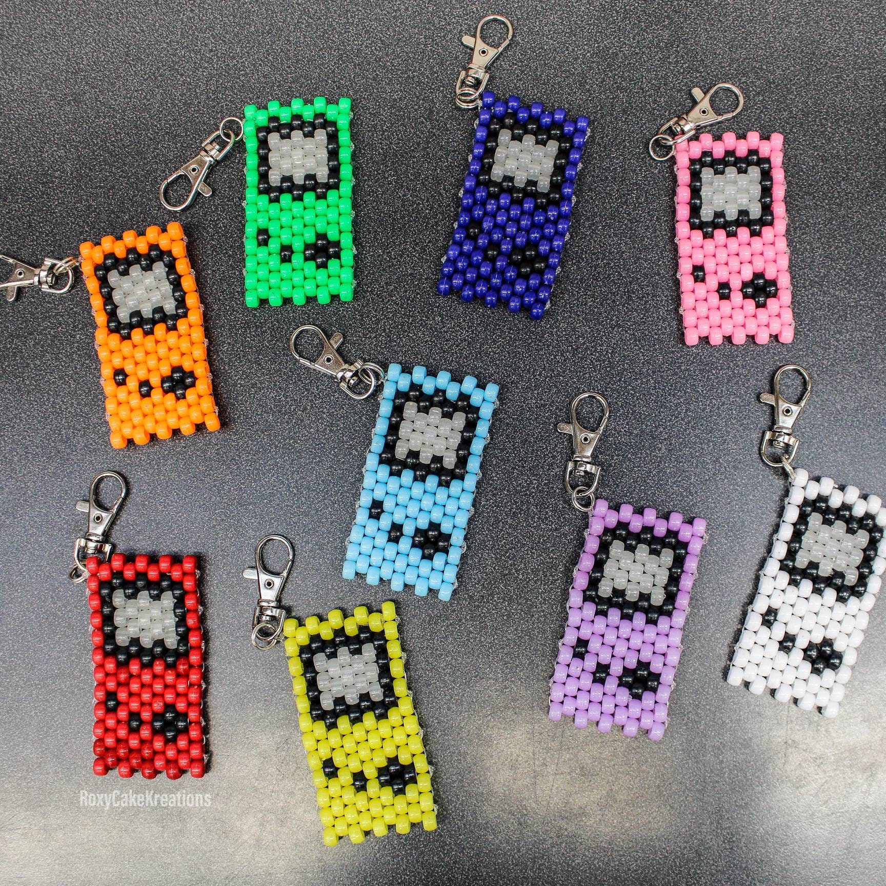 Mini Gameboy Kandi Keychains Etsy