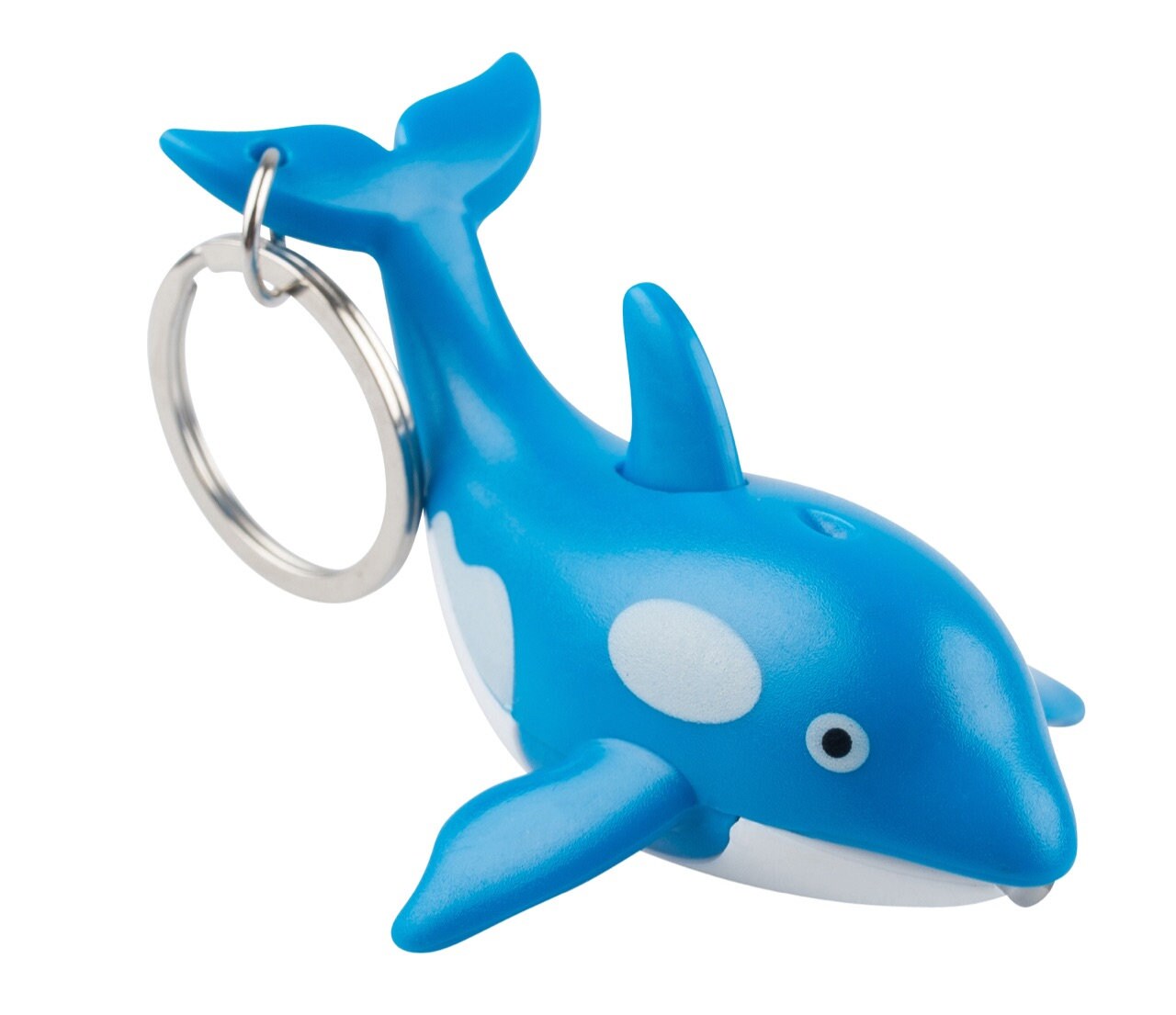 Munkees Fun Keychain Whale Led Light With Sound 