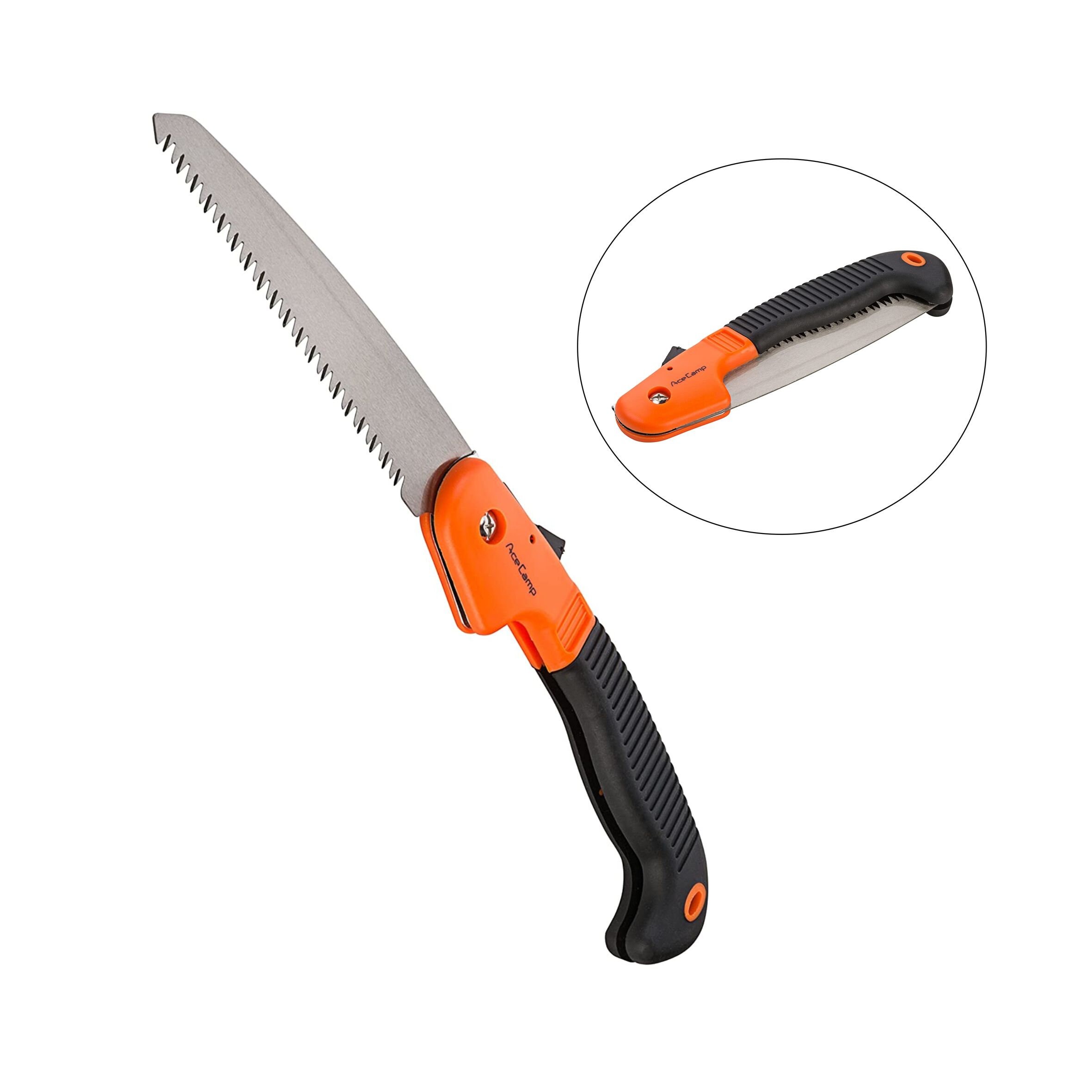 Folding Hand Saw Blade Tree Pruning Camping Hunting All-Purpose 8-Inch Rugged 