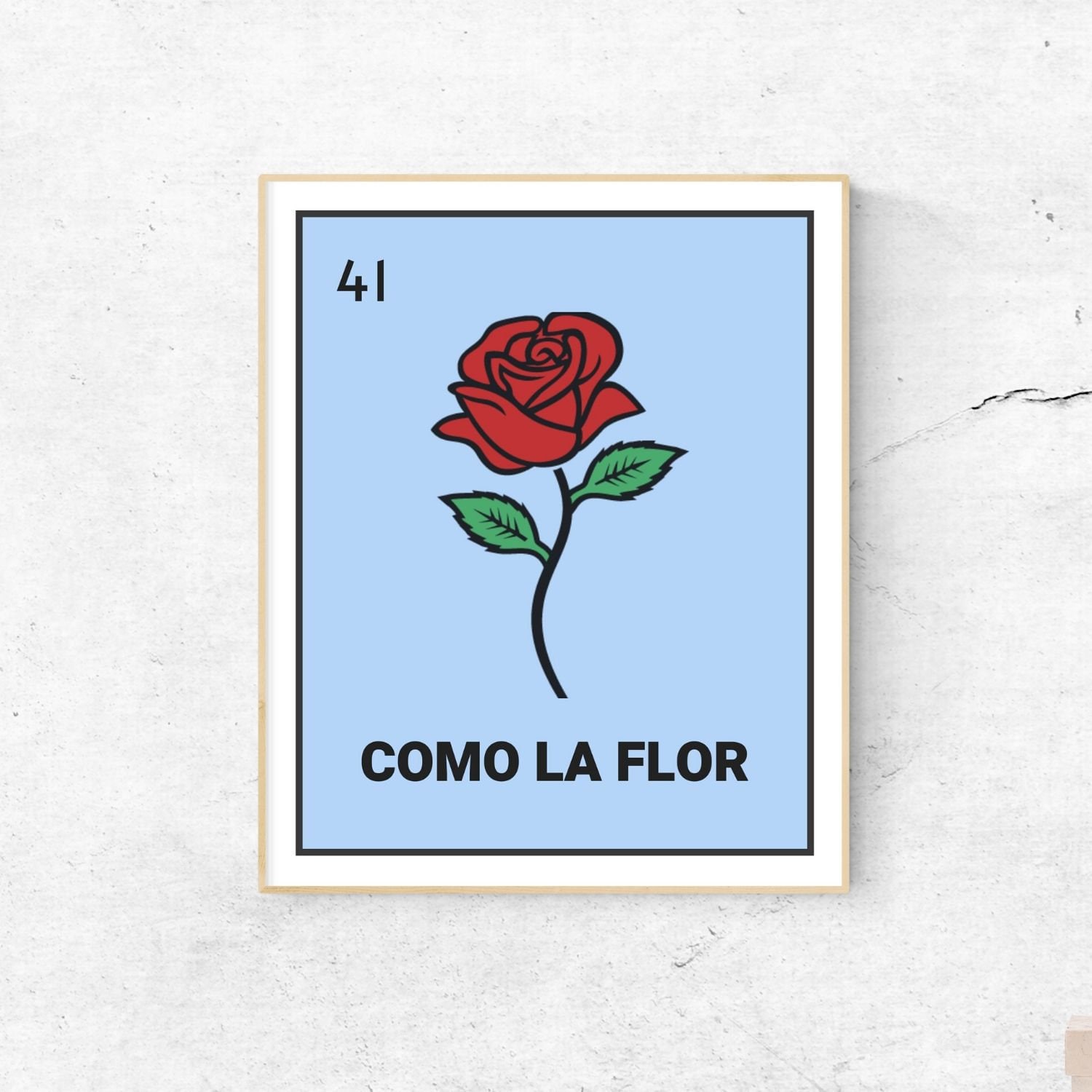 La flor in spanish