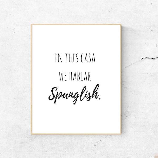 Spanish Quote Etsy