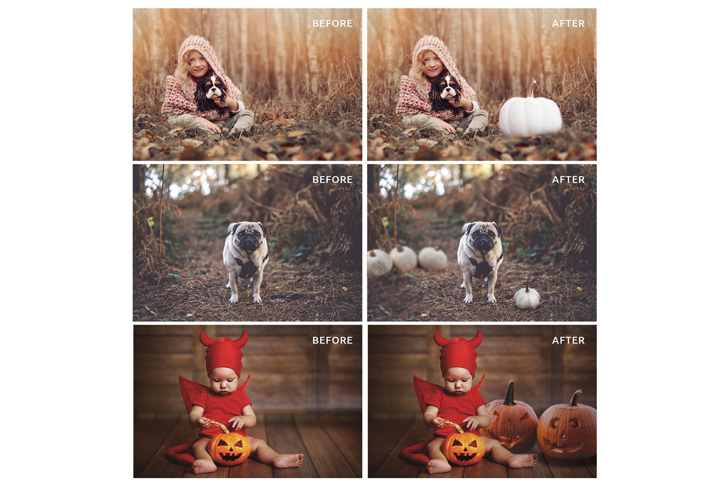 Halloween Overlay Pack, Halloween Overlays, Overlays, Pumpkin Elements ...