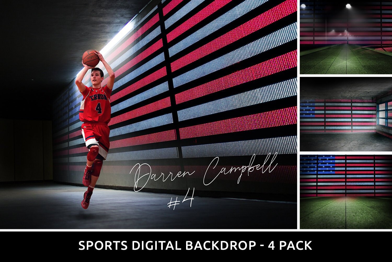 4 Sports Digital Backdrops, Photography Digital Backdrop Cross Country