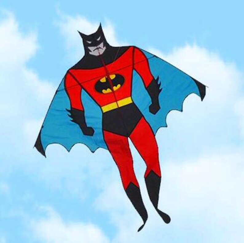 Kite Flying Toy Batman 2 Meters High Flying Toys Etsy