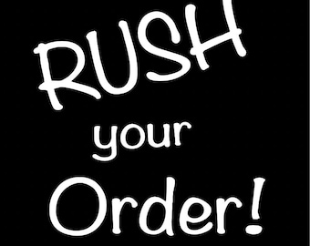 RUSH Your Order!! ADD-ON Get Your Piggy Order Shipped within 3 Business Days!