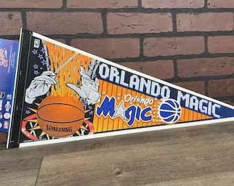 1990's Orlando Magic NBA Large Vintage Pennant