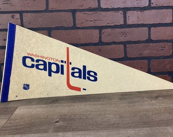 1970's Washington Capitals Large Vintage Pennant