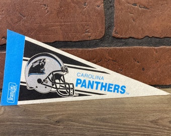 Mini 1990's Carolina Panthers NFL Vintage Pennant