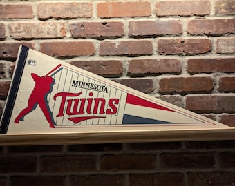 1990er Jahre Minnesota Twins MLB Vintage Wimpelkette aus den 90er Jahren