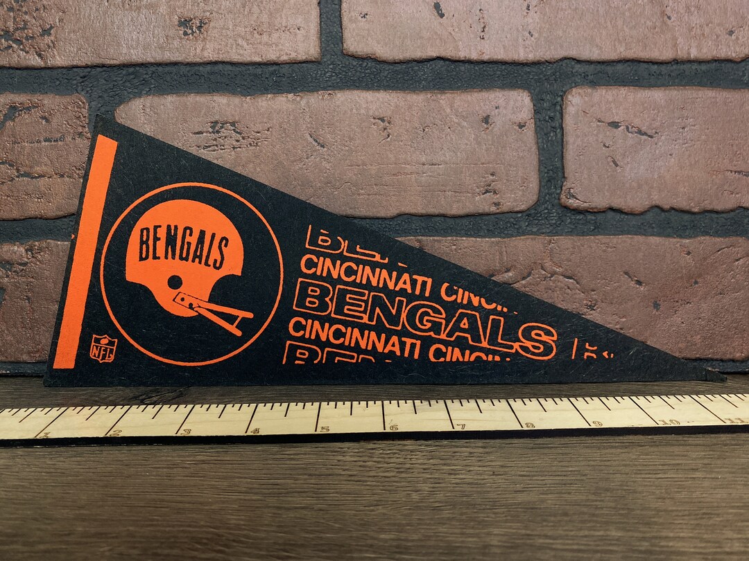 1970's Cincinnati Bengals 12 NFL Vintage Pennant - Etsy