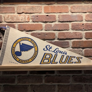 1970s St Louis Blues NHL Large Vintage Pennant – Authentic Sports Memorabilia