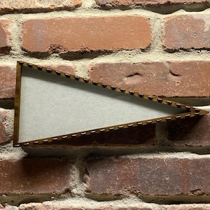4x9&quot; Mini Pennant Walnut Heirloom Wood Frame