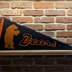 1950s Chicago Bears NFL Large Vintage Pennant – Authentic Sports Memorabilia