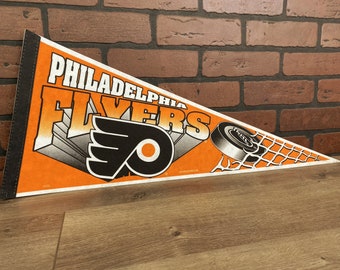 1990's Philadelphia Flyers NHL Large Vintage Pennant