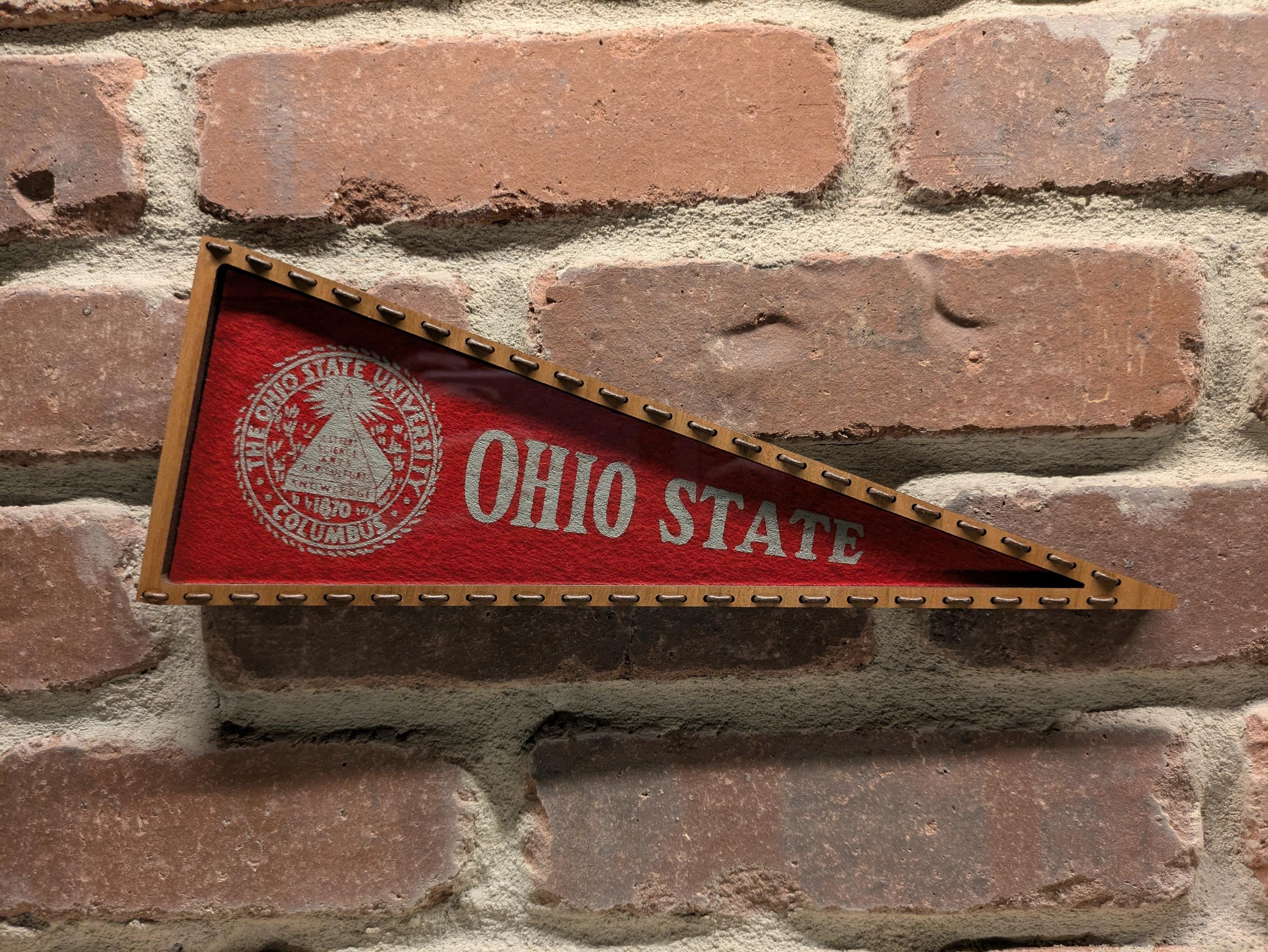 50s OHIO大学 オハイオ大学 ビンテージ 記念バナー 旗 フェルト 50s OHIO大学 オハイオ大学 ビンテージ 記念バナー 旗 フェルト