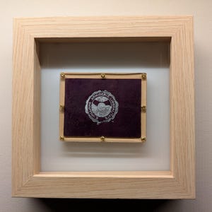 1930s Framed Williams College Pennant Patch - Leather Premium - Vintage College Memorabilia – Authentic Sports Memorabilia