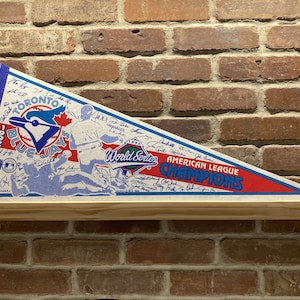 1992 Toronto Blue Jays Championship MLB Large Vintage Pennant – Authentic Sports Memorabilia