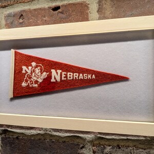 Nebraska Cornhuskers Vintage Throwback Pennant Banner - 12x30 Inch Wool Felt