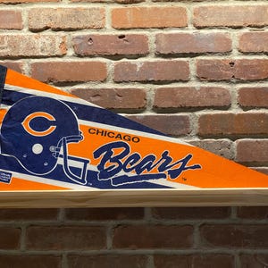 1990s Chicago Bears NFL Large Vintage Pennant – Authentic Sports Memorabilia