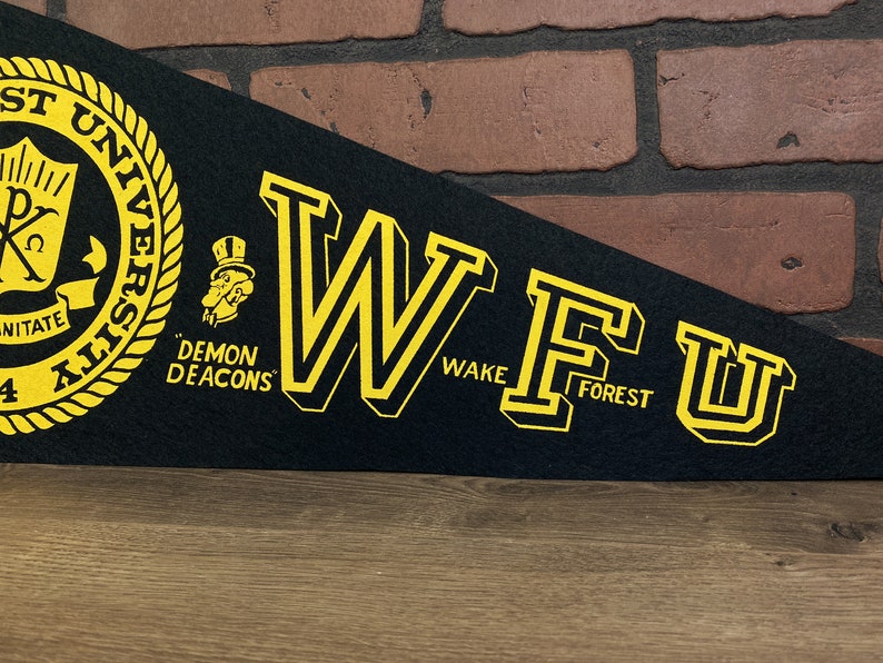 Wake Forest Demon Deacons Go Deacs Flag - 3x5 Feet, 100% Polyester, Indoor/Outdoor