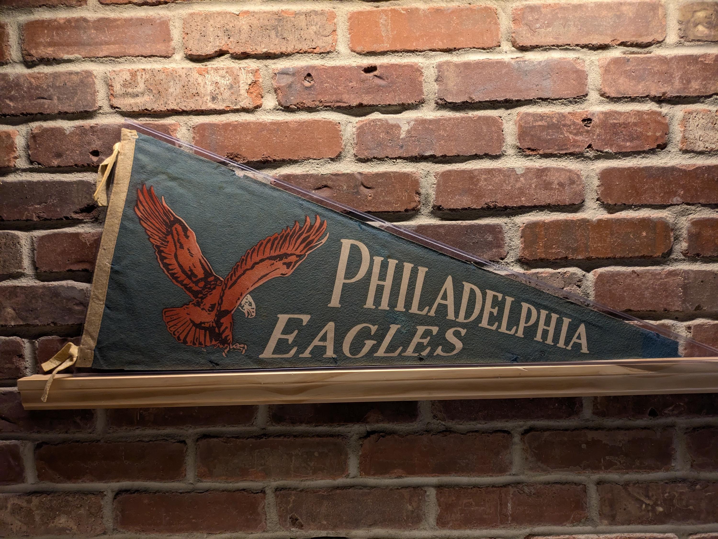 1960s Philadelphia Eagles NFL Large Vintage Pennant – Authentic