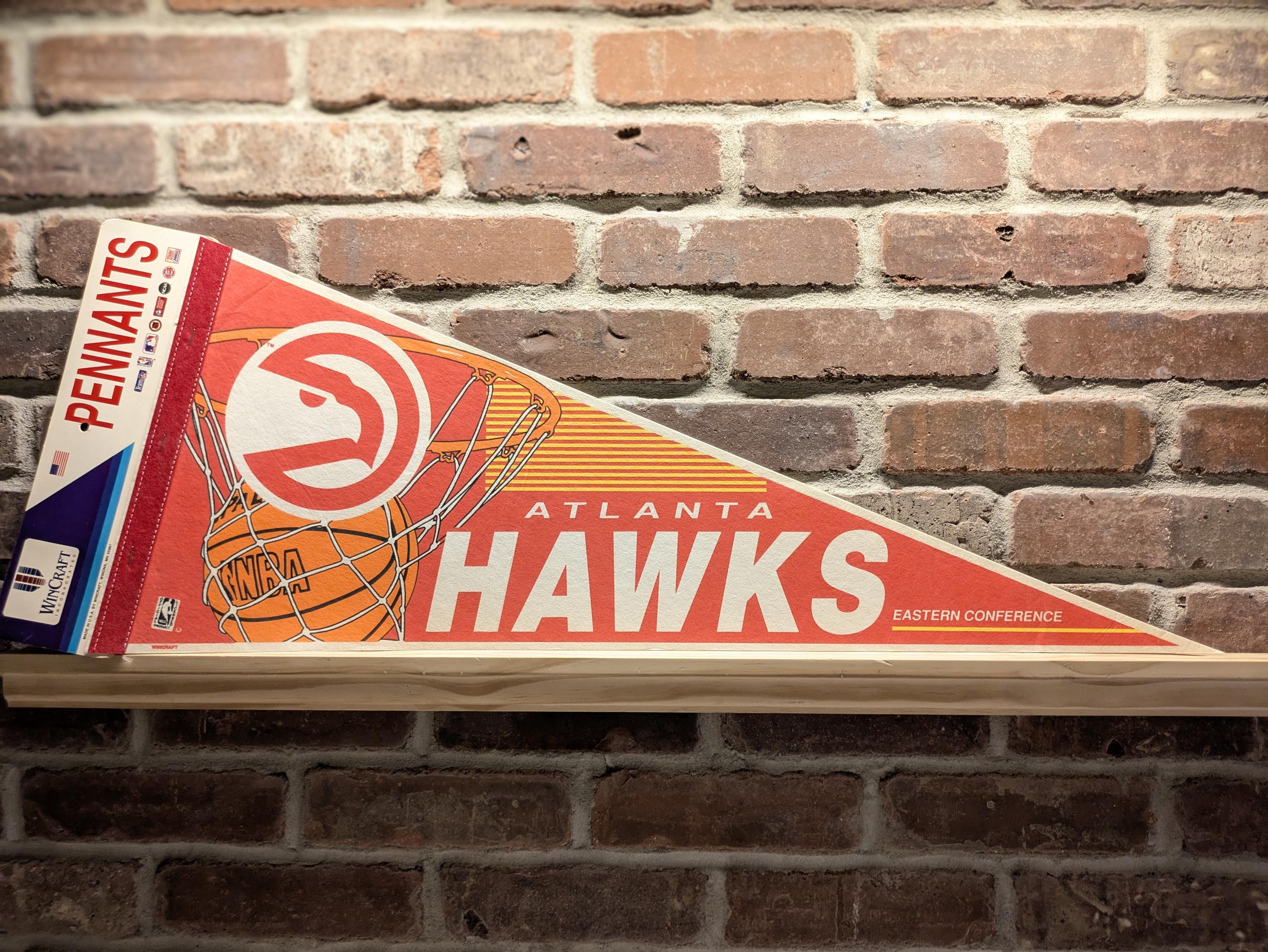 WinCraft Atlanta Baseball Large Pennant - 12x30 Inch Felt Team Banner, Officially Licensed