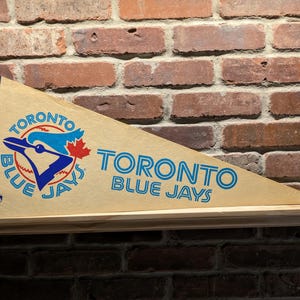 1980s Toronto Blue Jays MLB Large Vintage Pennant – Authentic Sports Memorabilia