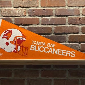 1970s Tampa Bay Buccaneers NFL Large Vintage Pennant – Authentic Sports Memorabilia