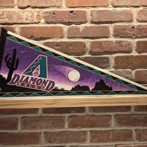 1990s Arizona Diamondbacks MLB Large Vintage Pennant - Authentic Sports Memorabilia