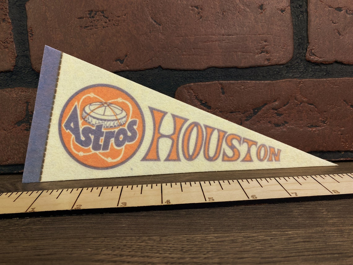 Framed 1980s Houston Astros MLB Vintage Mini Pennant - Etsy
