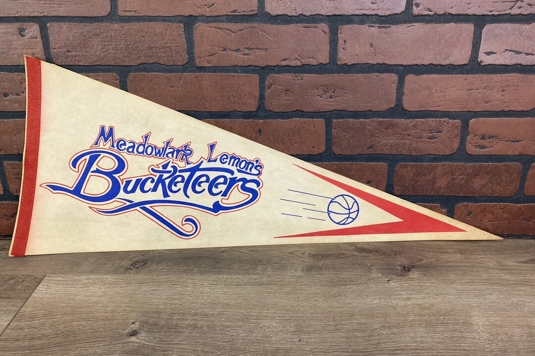 1980's Meadowlark Lemon's Bucketeers Large Vintage Pennant Etsy