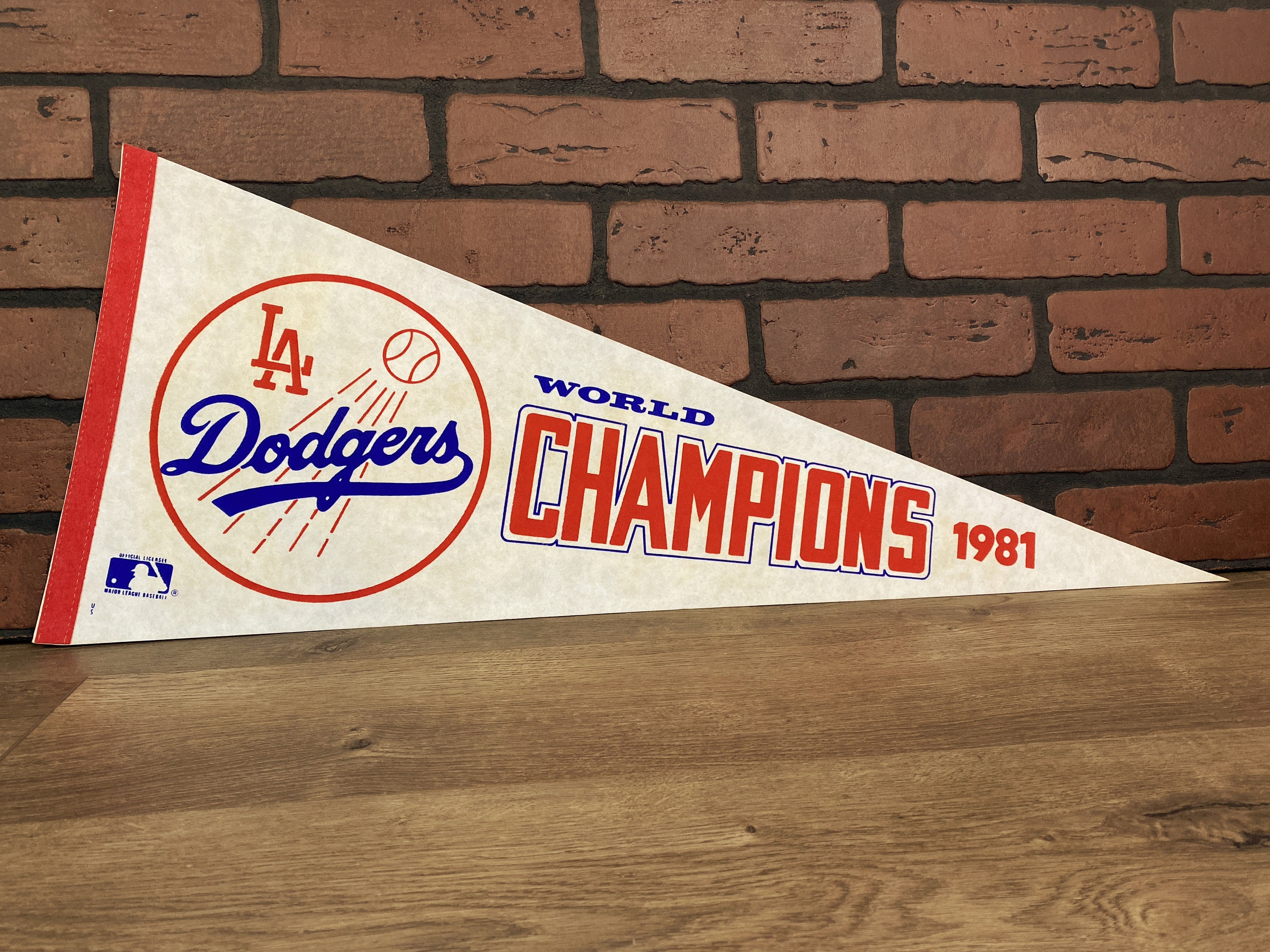 1981 Los Angeles Dodgers World Series MLB Large Vintage Pennant - Etsy