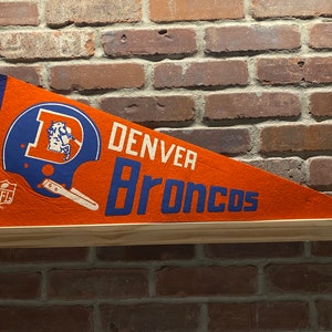1970s Denver Broncos NFL Large Vintage Pennant – Authentic Sports Memorabilia