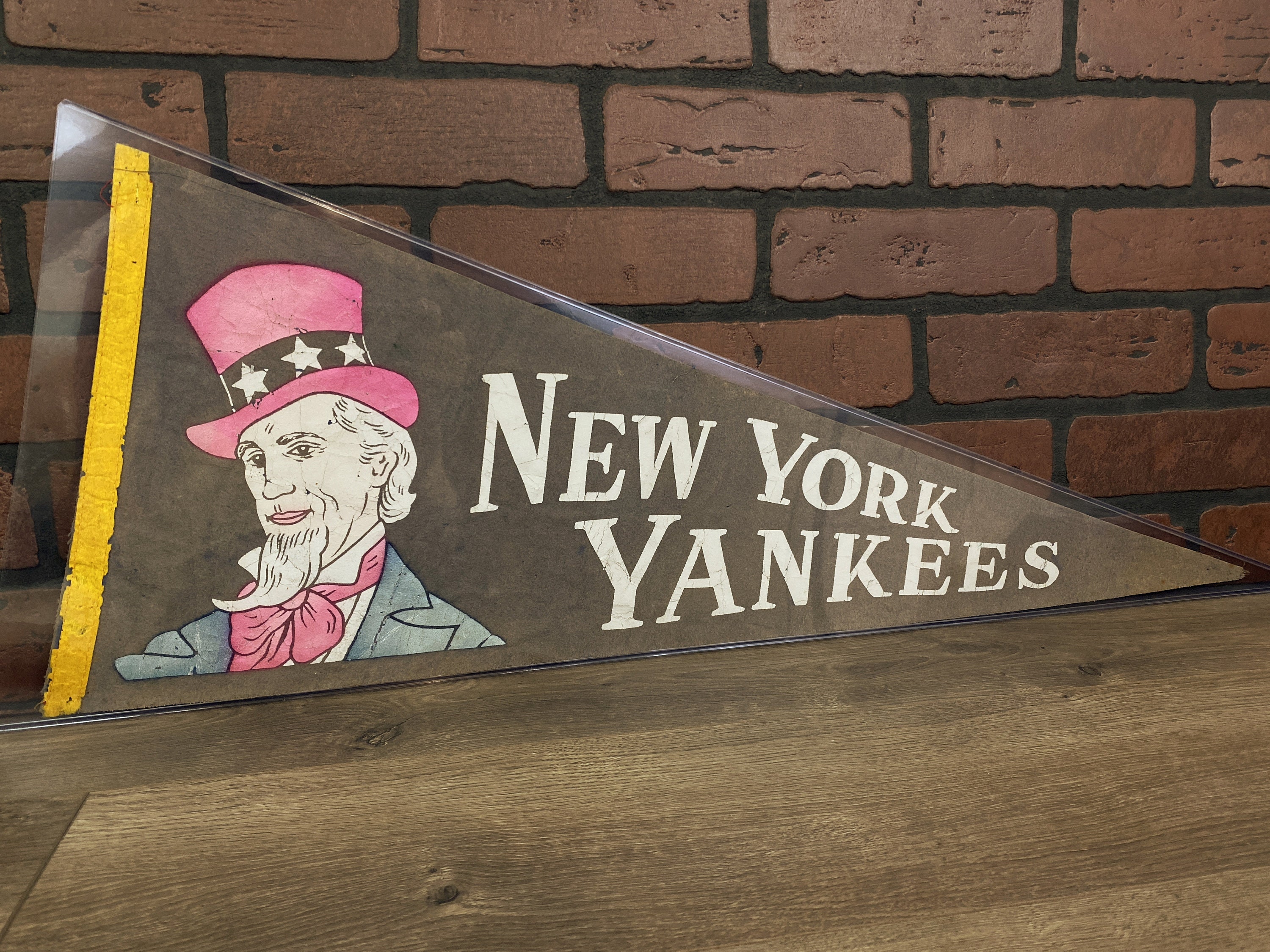 New York Yankees MLB Pin Collection With Custom-Crafted Pennant Display Case