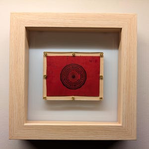 1930s Framed Rutgers University Pennant Patch - Leather Premium - Vintage College Memorabilia – Authentic Sports Memorabilia
