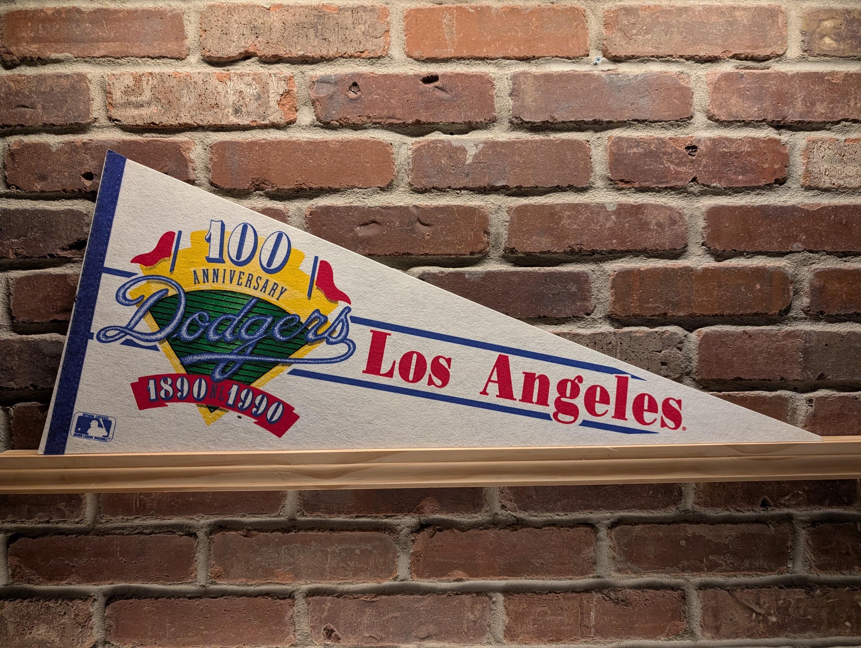 1990年代大リーグロゴ記念ステッカー Los Angeles Dodgers他 1990 Los Angeles Dodgers 100th Anniversary MLB Large Vintage