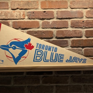 1980s Toronto Blue Jays MLB Large Vintage Pennant – Authentic Sports Memorabilia