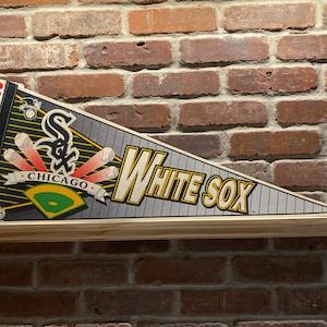 Chicago White Sox MLB Vintage Wimpel aus den 90er Jahren - originale Sport-Memorabilie