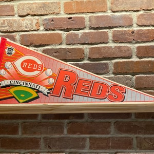 1990s Cincinnati Reds MLB Large Vintage Pennant – Authentic Sports Memorabilia