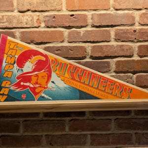 1996 Tampa Bay Buccaneers NFL Large Vintage Pennant – Authentic Sports Memorabilia