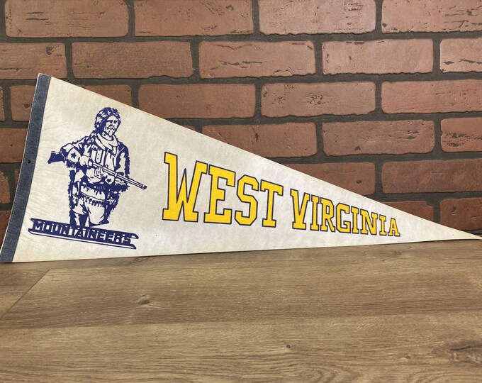 West Virginia Black Bears 12X30 Pennant