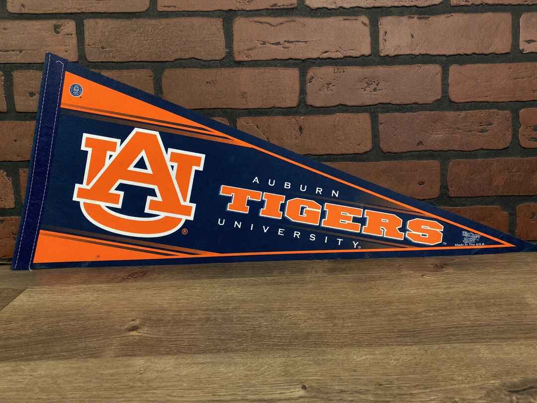2000's Auburn Tigers NCAA Large Vintage Pennant - Etsy