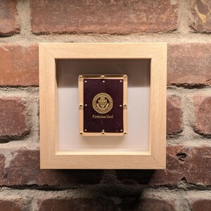 1930s Framed Fordham University Rams Pennant Patch - Leather Premium - Vintage College Memorabilia – Authentic Sports Memorabilia