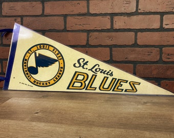 1970's St Louis Blues NHL Large Vintage Pennant