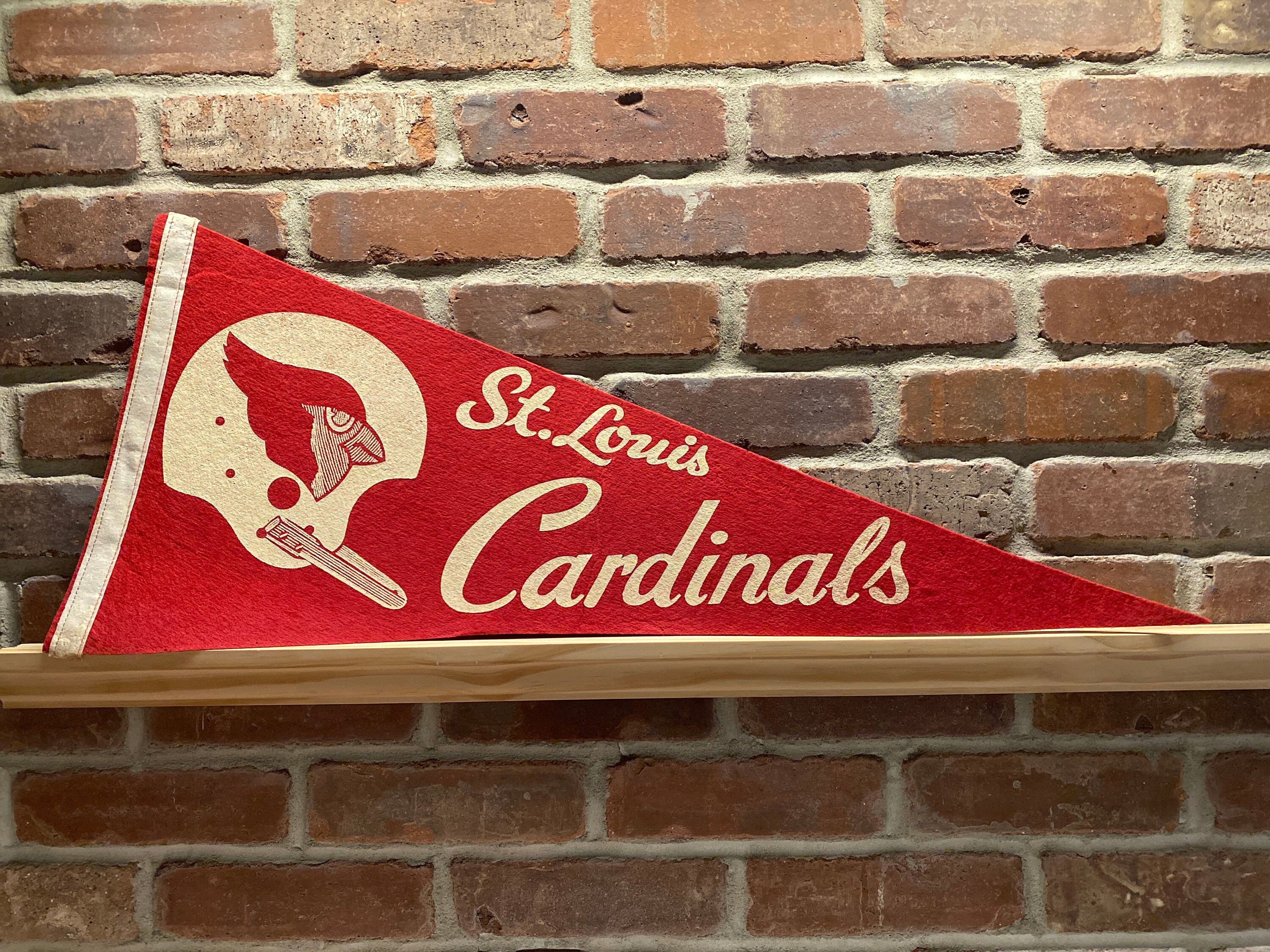 1960s St. Louis Cardinals NFL Large Vintage Pennant – Authentic 
