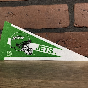 Mini New York Jets Vintage Wimpelkette - Authentische Sport-Erinnerungsstücke