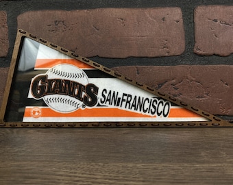 Framed 1990s San Francisco Giants MLB Vintage Mini Pennant