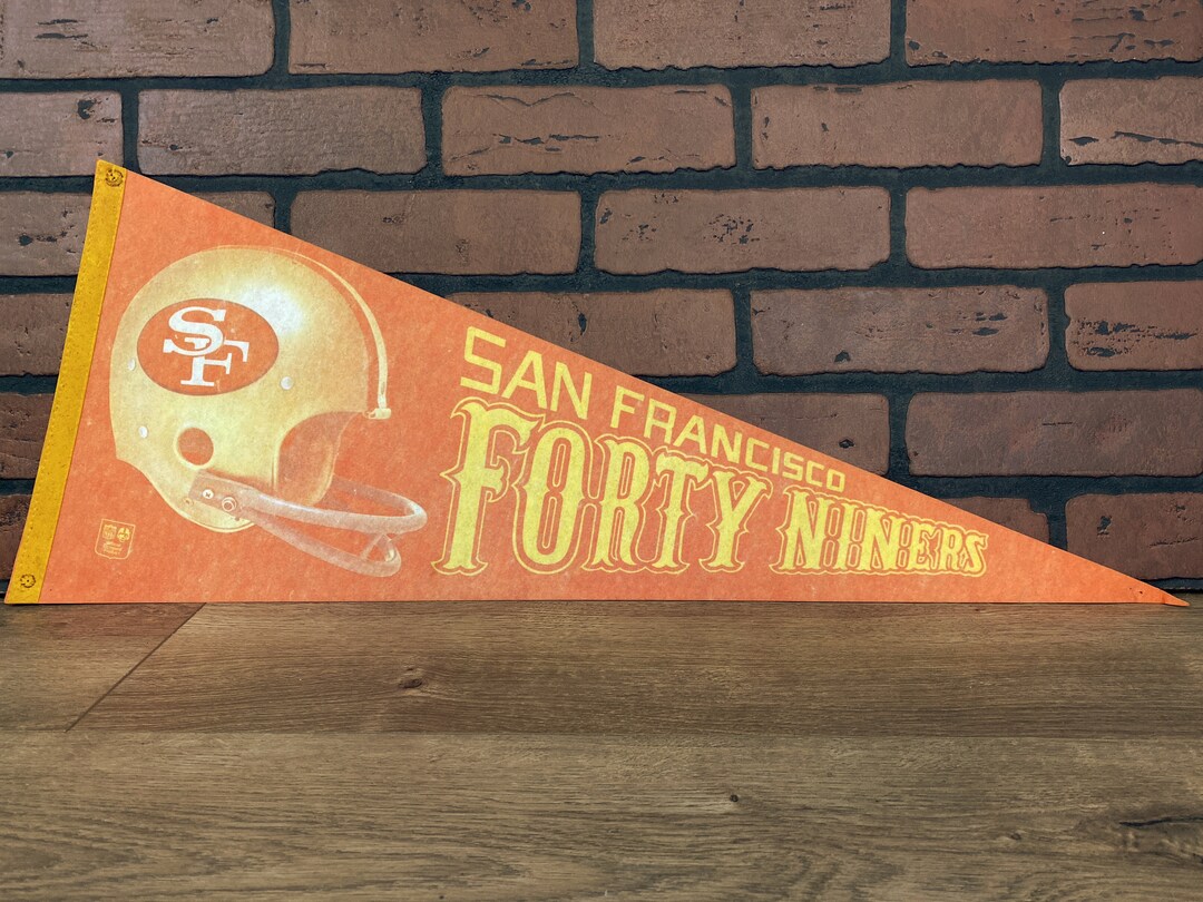 1970's San Francisco 49ers Forty Niners NFL Large Vintage Etsy